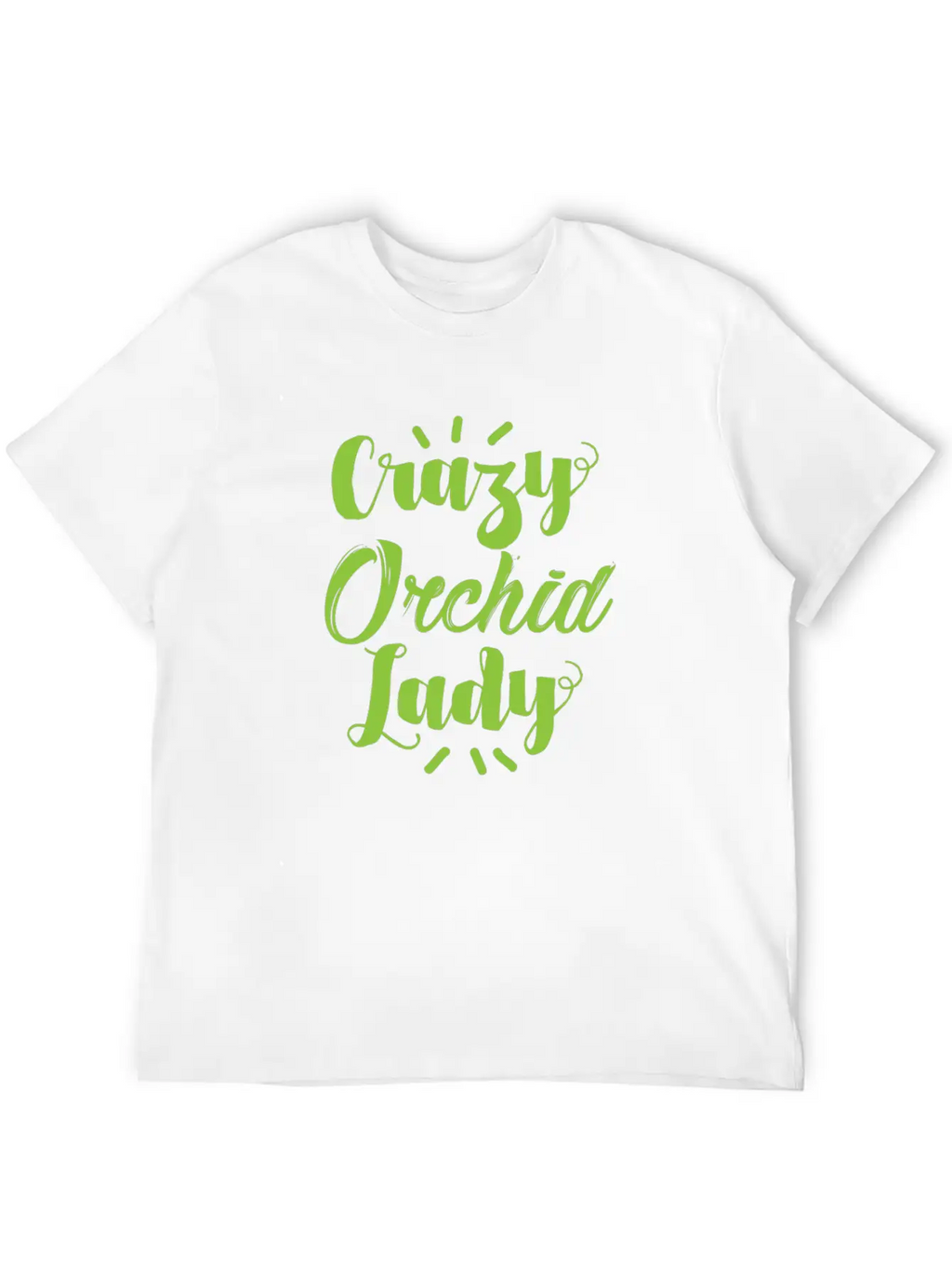 Crazy Orchid Lady Breathable Soft Cotton T-Shirt – Timeless Casual Look