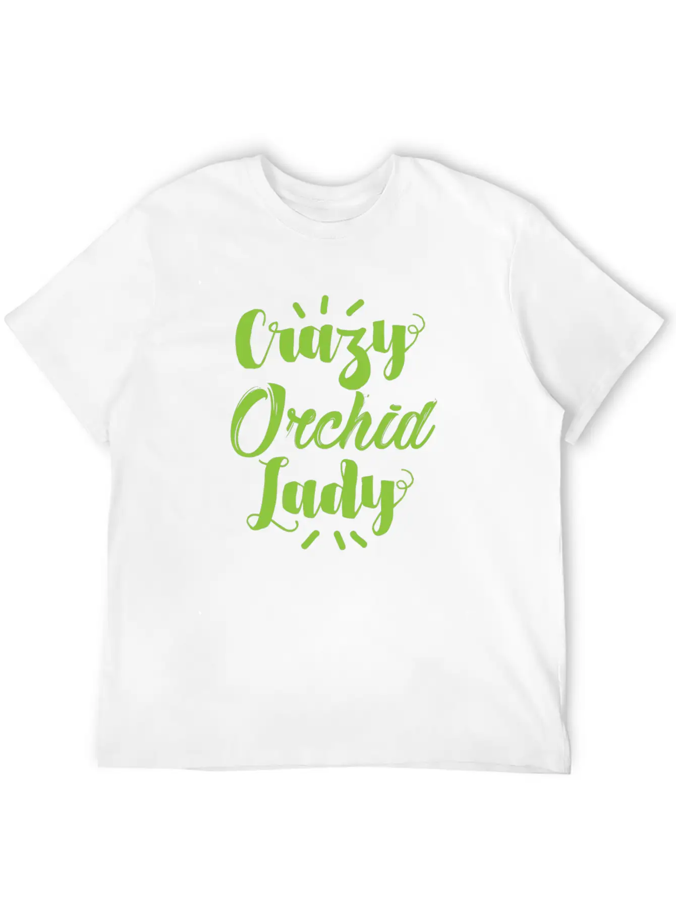 Crazy Orchid Lady Breathable Soft Cotton T-Shirt – Timeless Casual Look
