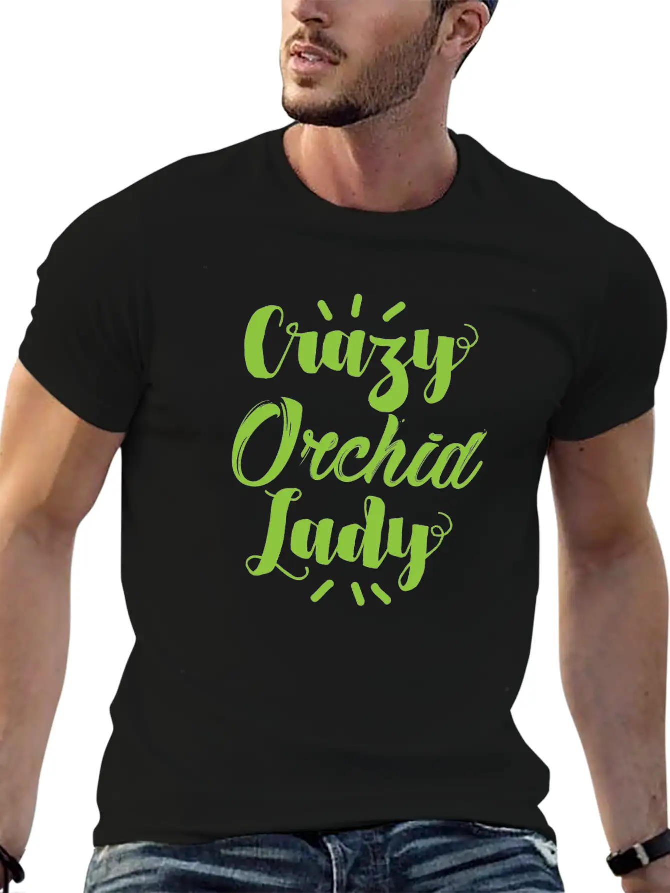 Crazy Orchid Lady Breathable Soft Cotton T-Shirt – Timeless Casual Look