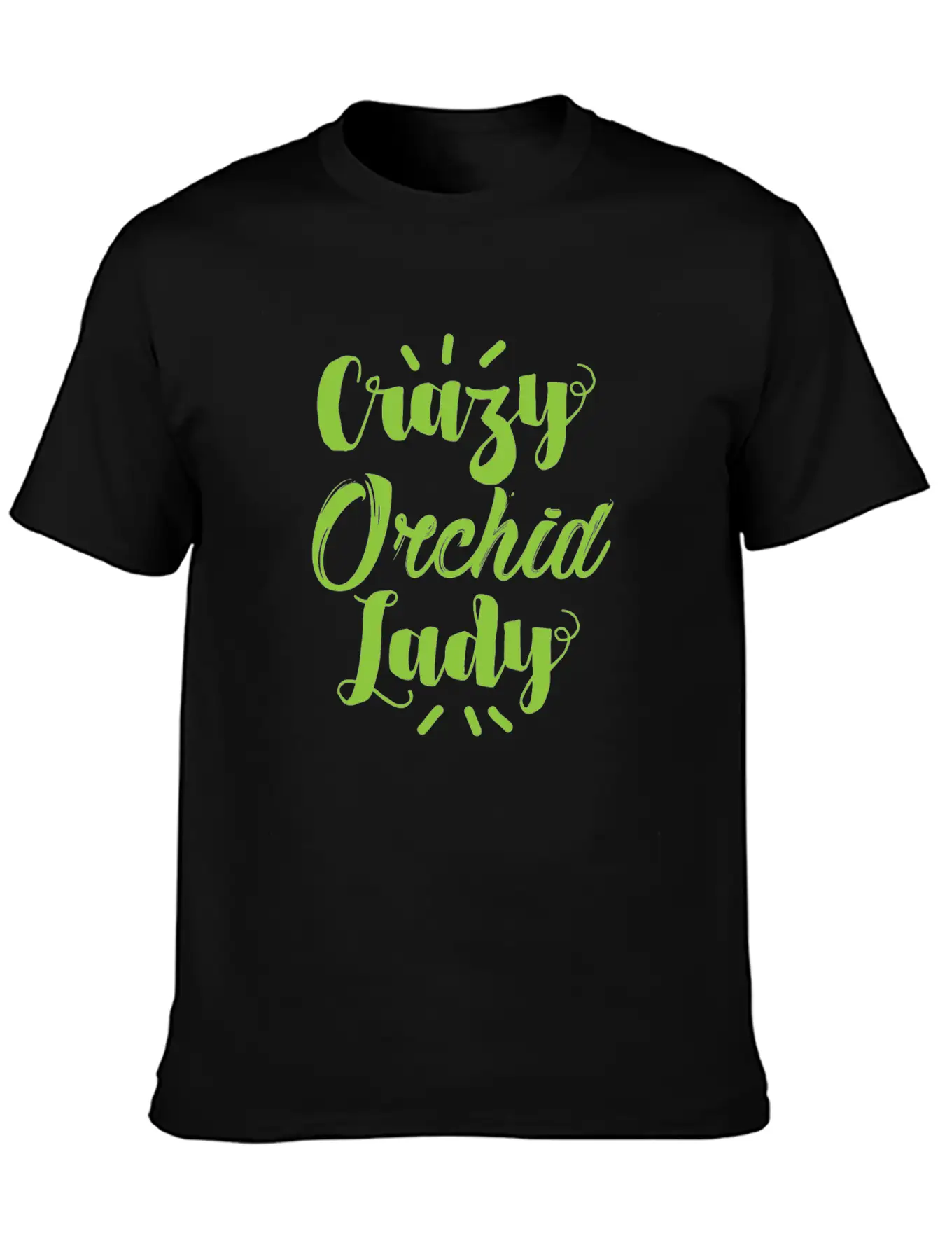 Crazy Orchid Lady Breathable Soft Cotton T-Shirt – Timeless Casual Look