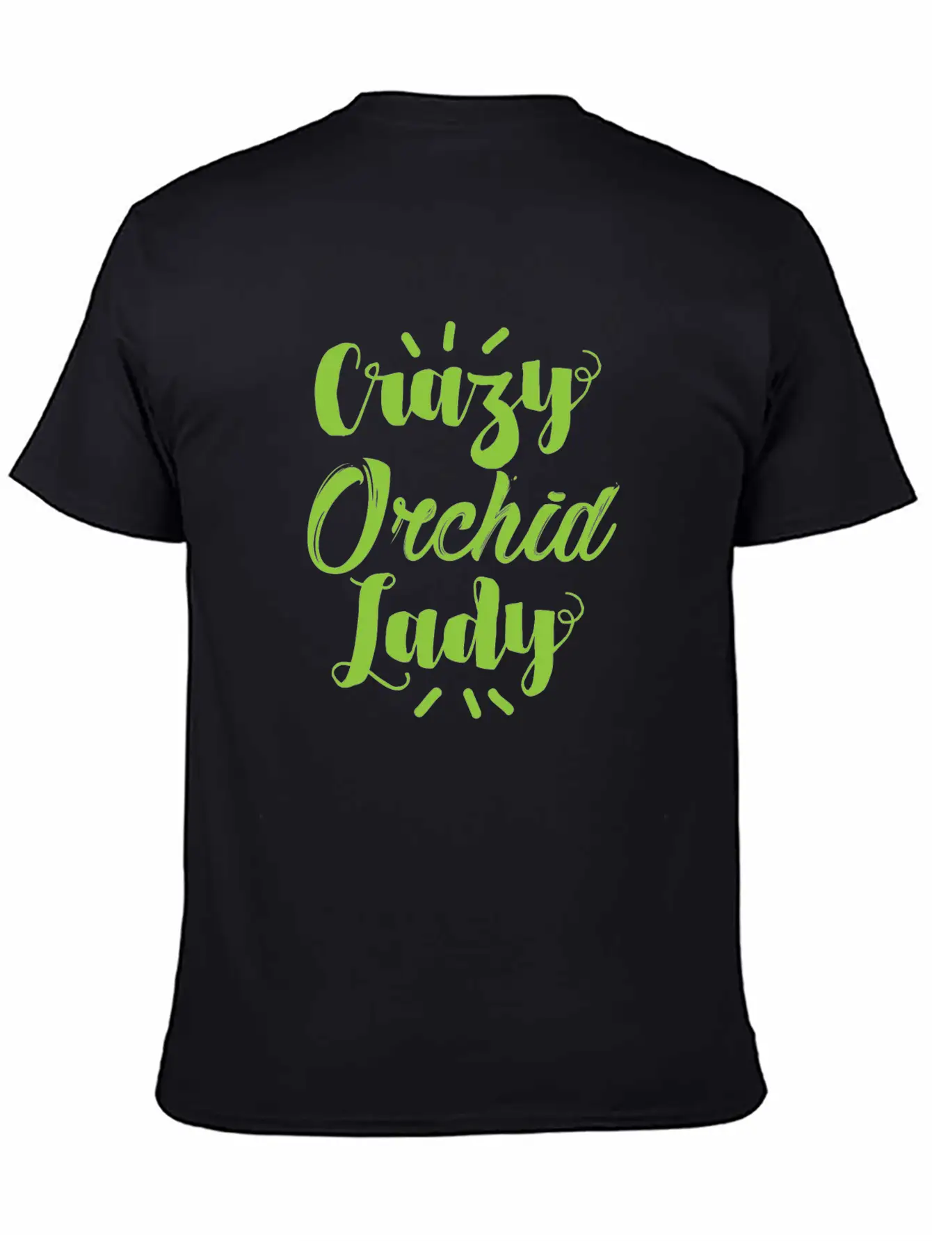 Crazy Orchid Lady Breathable Soft Cotton T-Shirt – Timeless Casual Look