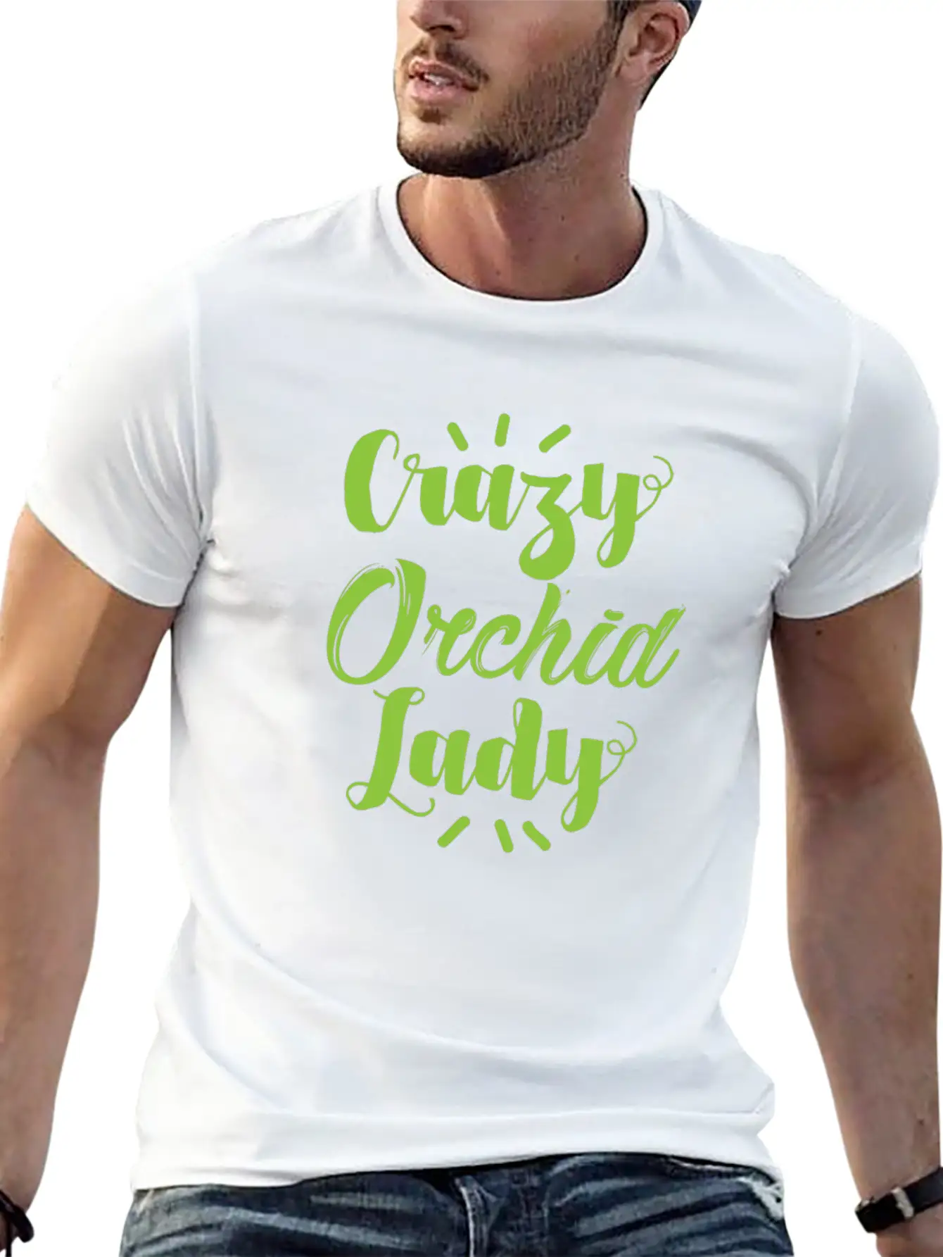 Crazy Orchid Lady Breathable Soft Cotton T-Shirt – Timeless Casual Look