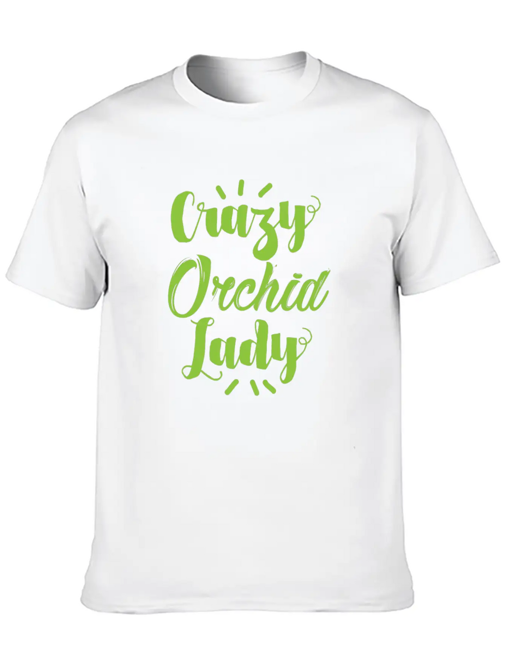 Crazy Orchid Lady Breathable Soft Cotton T-Shirt – Timeless Casual Look