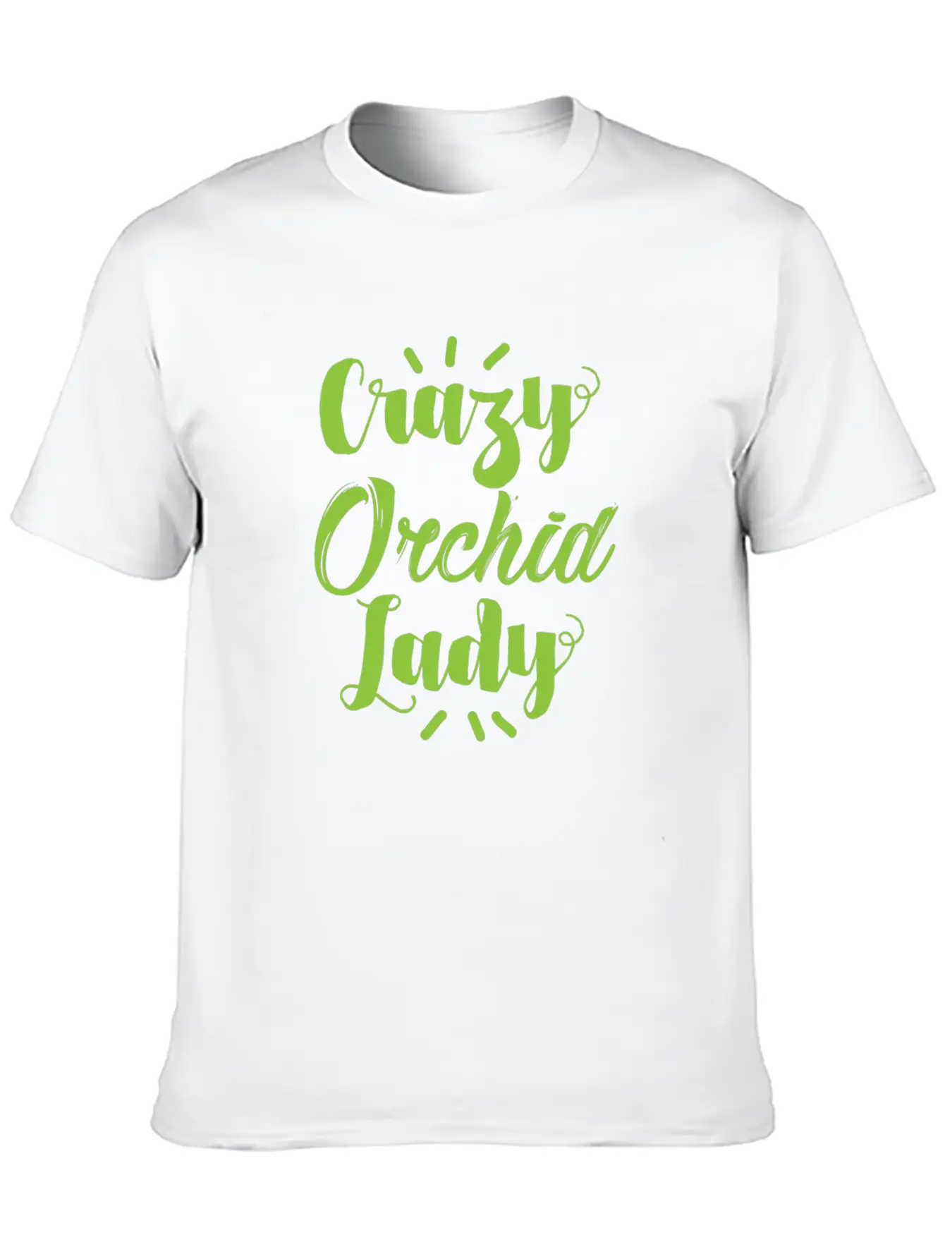 Crazy Orchid Lady Breathable Soft Cotton T-Shirt – Timeless Casual Look