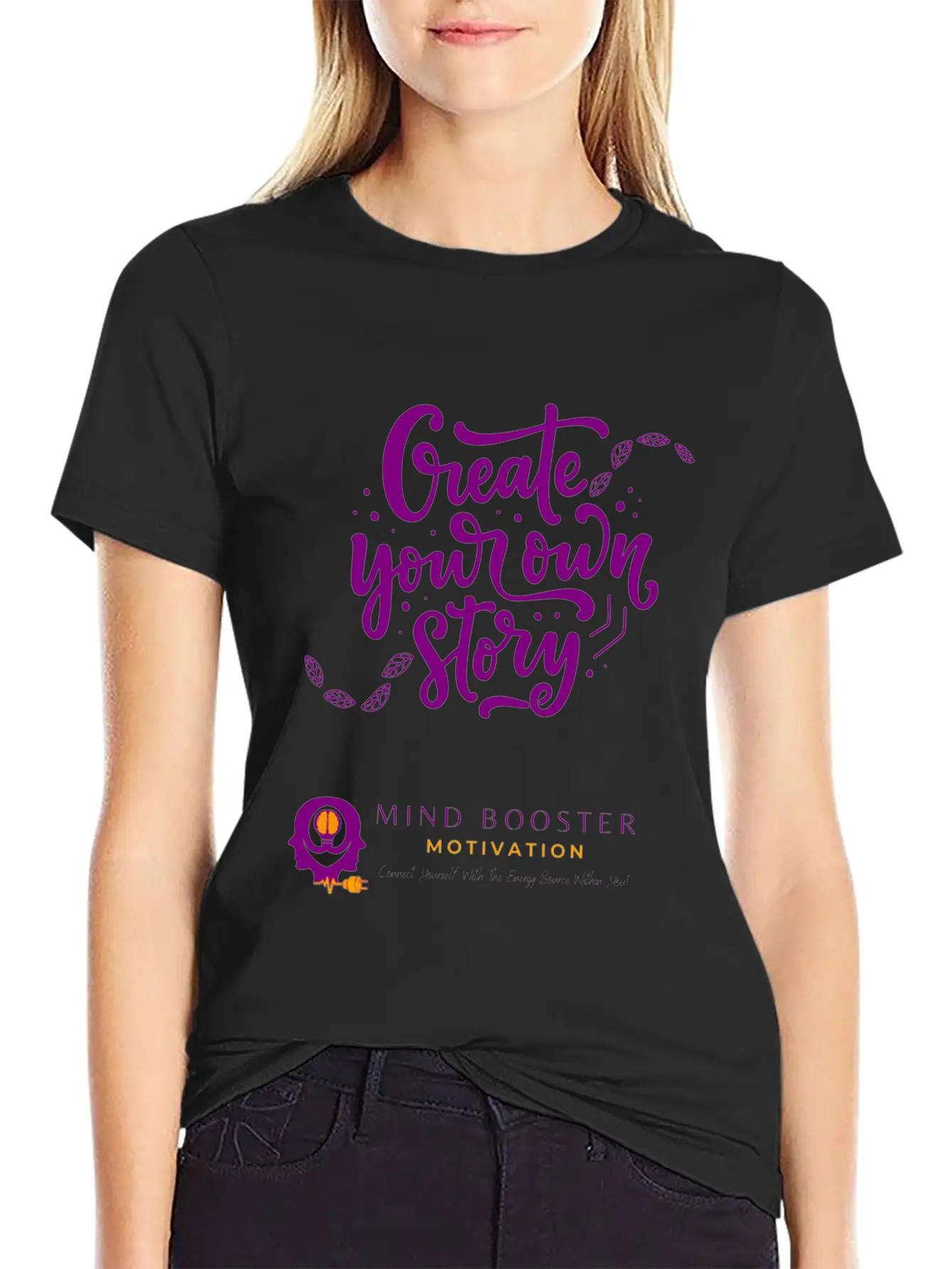 Create Your Own Story Platinum Collection Classic Fit Graphic Tee For Daily Comfort – Unisex Cotton Shirt