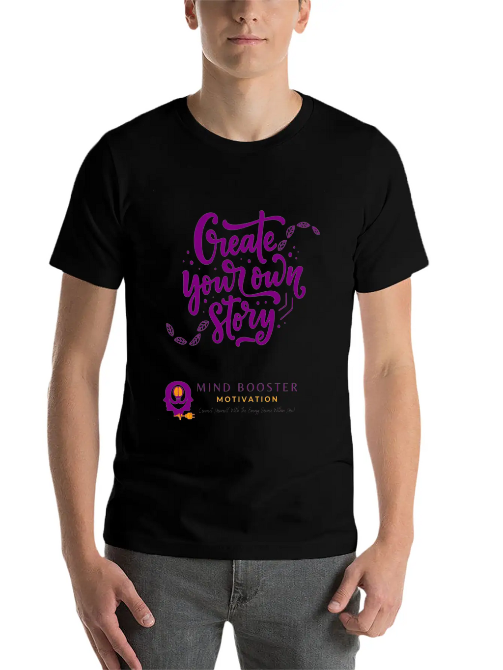 Create Your Own Story Platinum Collection Classic Fit Graphic Tee For Daily Comfort – Unisex Cotton Shirt