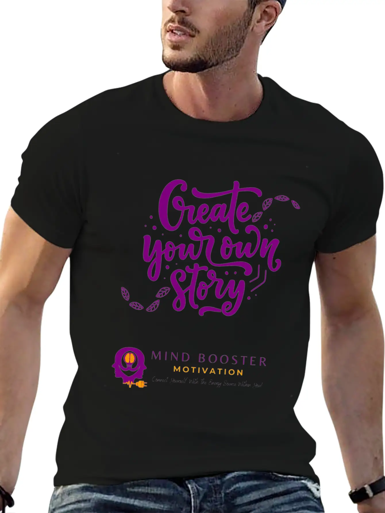 Create Your Own Story Platinum Collection Classic Fit Graphic Tee For Daily Comfort – Unisex Cotton Shirt