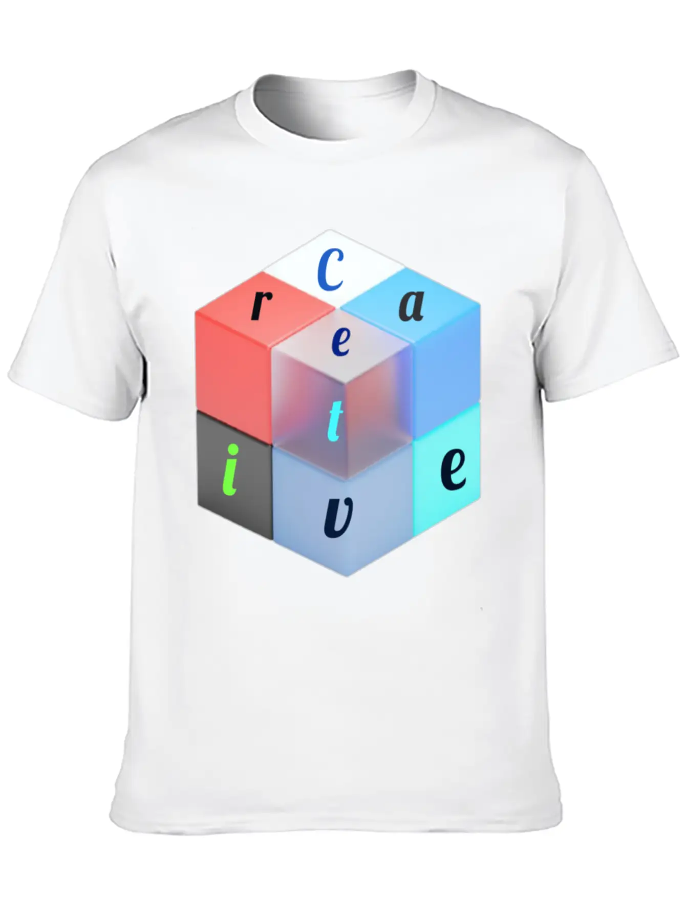 Creative Classic Fit Graphic Tee For Daily Comfort – Unisex Cotton Shirt