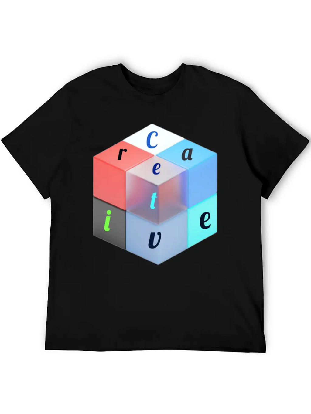 Creative Classic Fit Graphic Tee For Daily Comfort – Unisex Cotton Shirt