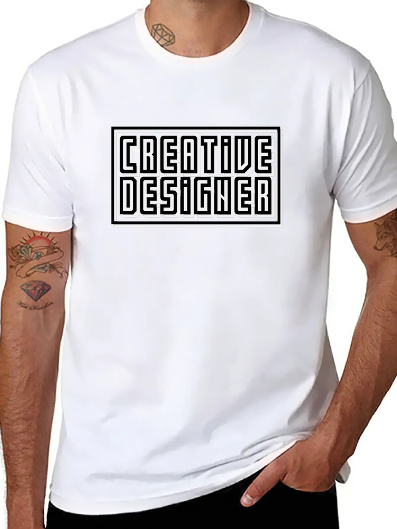 Creative Designer Casual Graphic T-Shirt – Simple And Comfortable Daily Wear