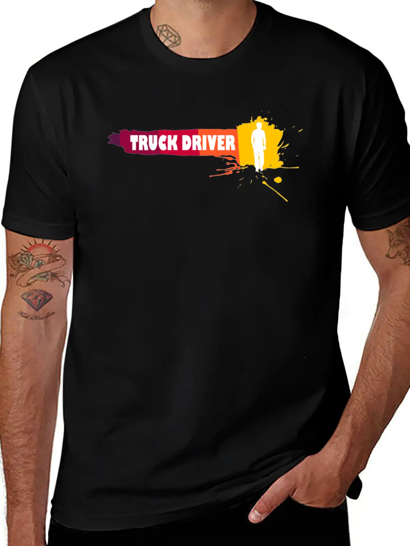 Creative Truck Driver Gift Idea Breathable Soft Cotton T-Shirt – Timeless Casual Look