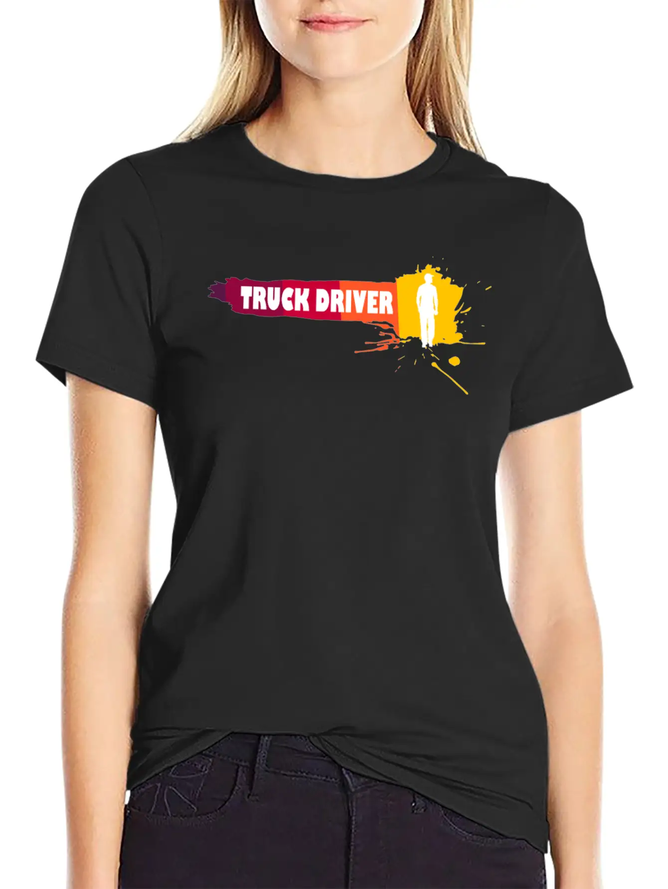 Creative Truck Driver Gift Idea Breathable Soft Cotton T-Shirt – Timeless Casual Look