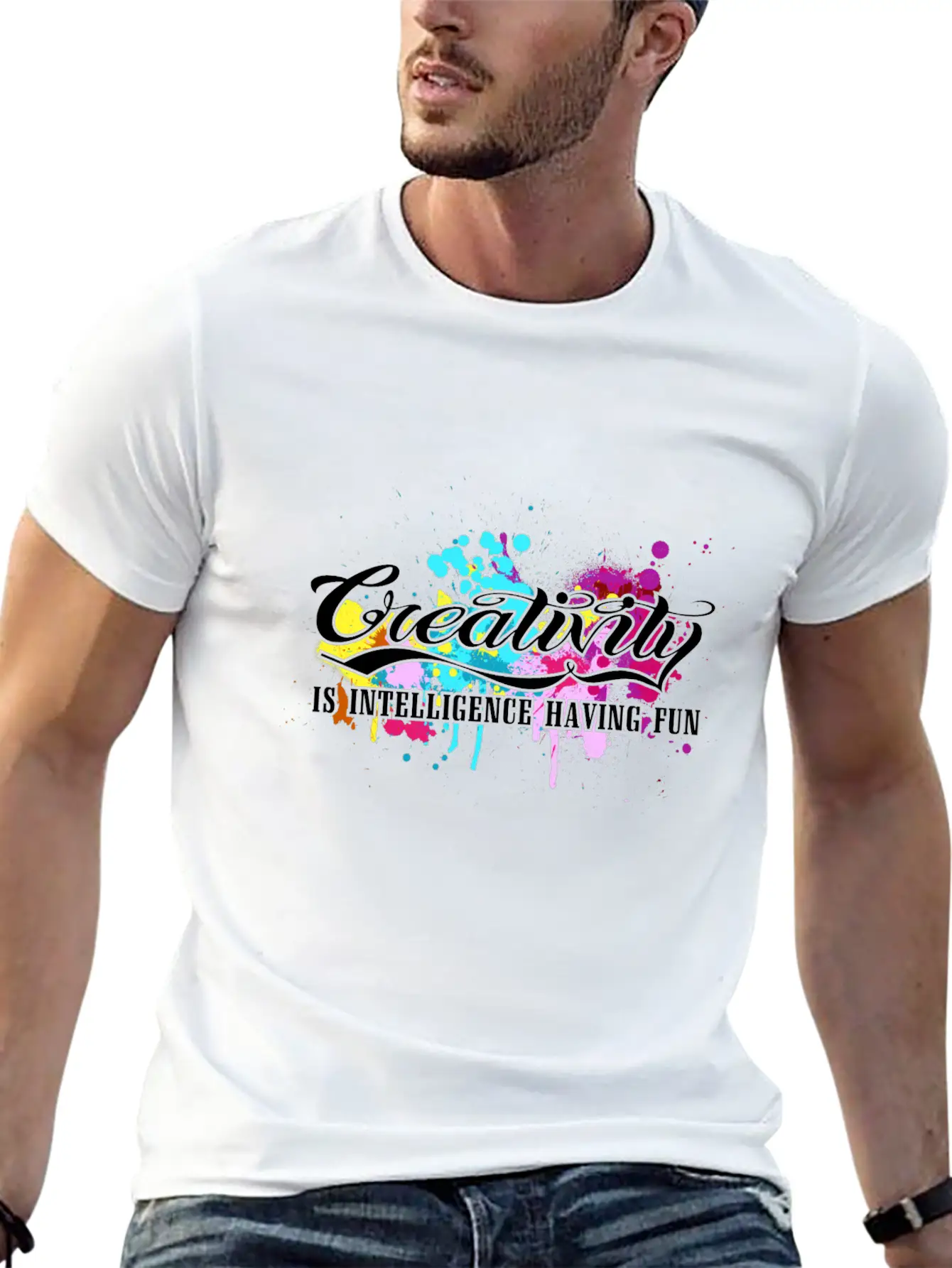 Creativity Stylish Everyday T-Shirt – Unisex Basic Cotton Tee