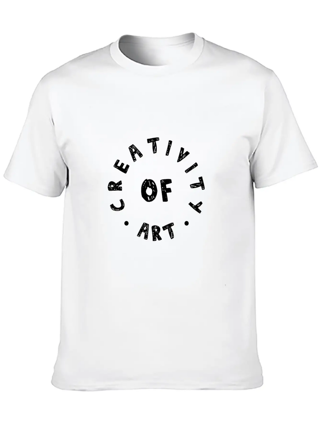 Creativity Unisex Casual T-Shirt – Clean Design For Daily Comfort