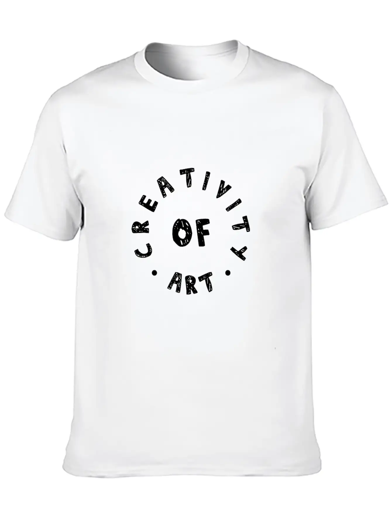Creativity Unisex Casual T-Shirt – Clean Design For Daily Comfort