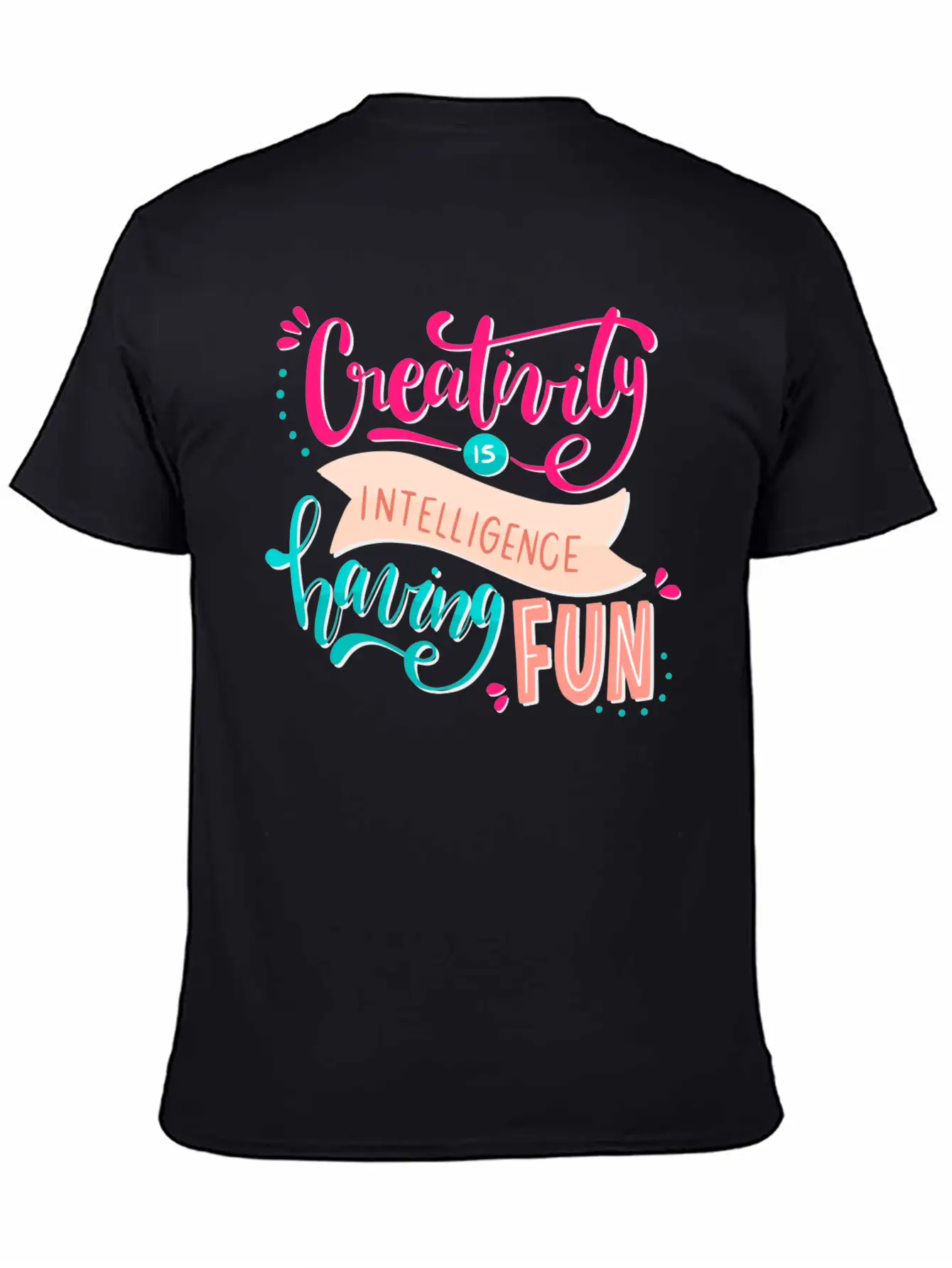 Creativity Unisex Short Sleeve Soft Cotton T-Shirt – Casual Everyday Wear