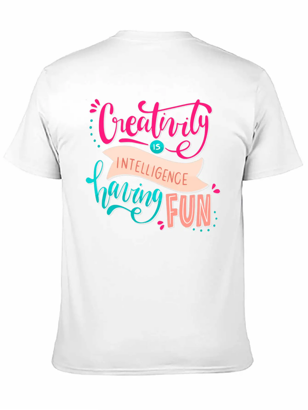 Creativity Unisex Short Sleeve Soft Cotton T-Shirt – Casual Everyday Wear