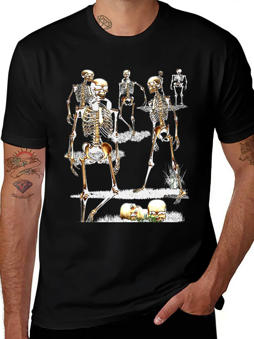 Creepy Halloween Party Unisex Casual T-Shirt – Clean Design For Daily Comfort