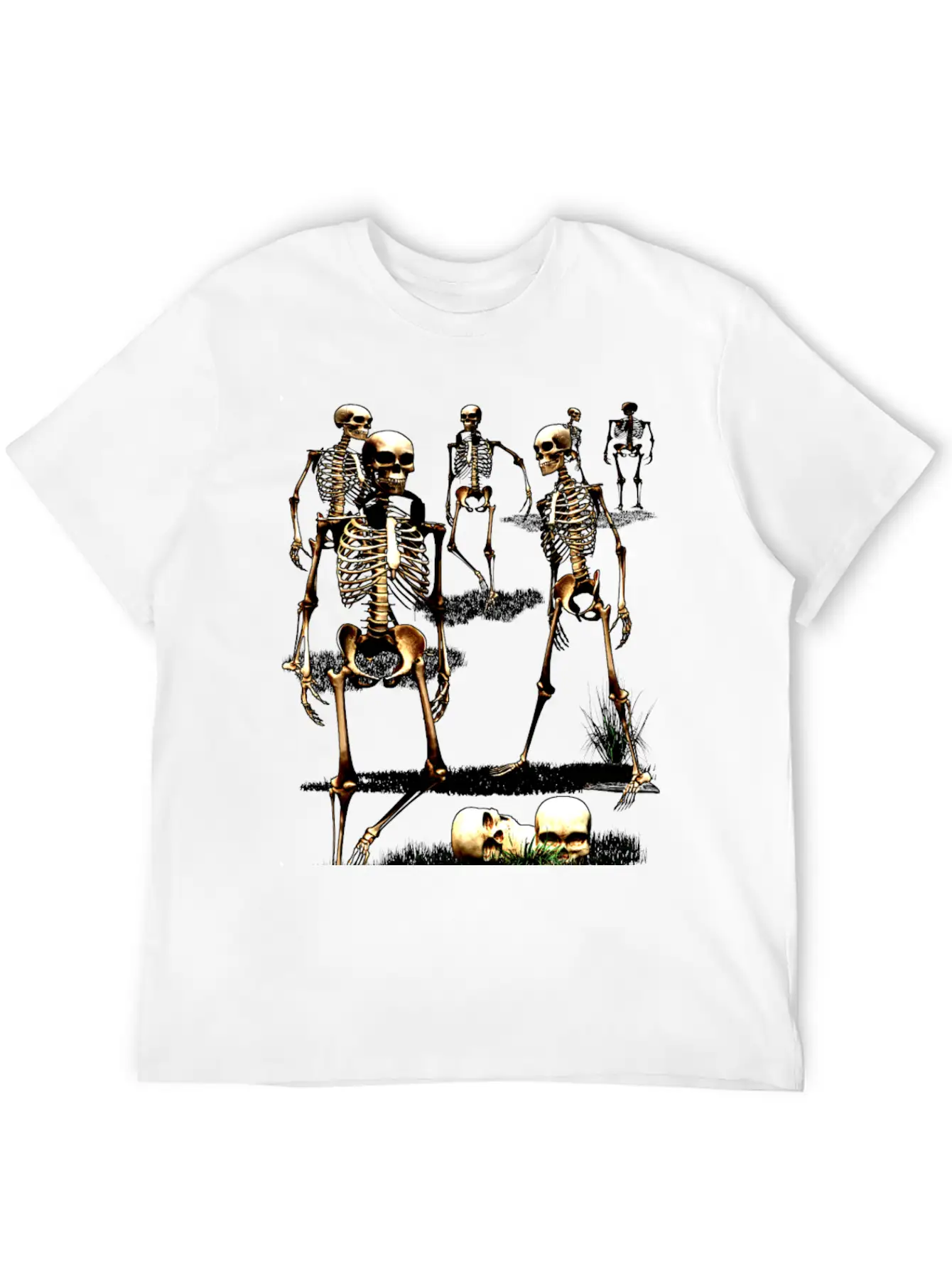 Creepy Halloween Party Unisex Casual T-Shirt – Clean Design For Daily Comfort
