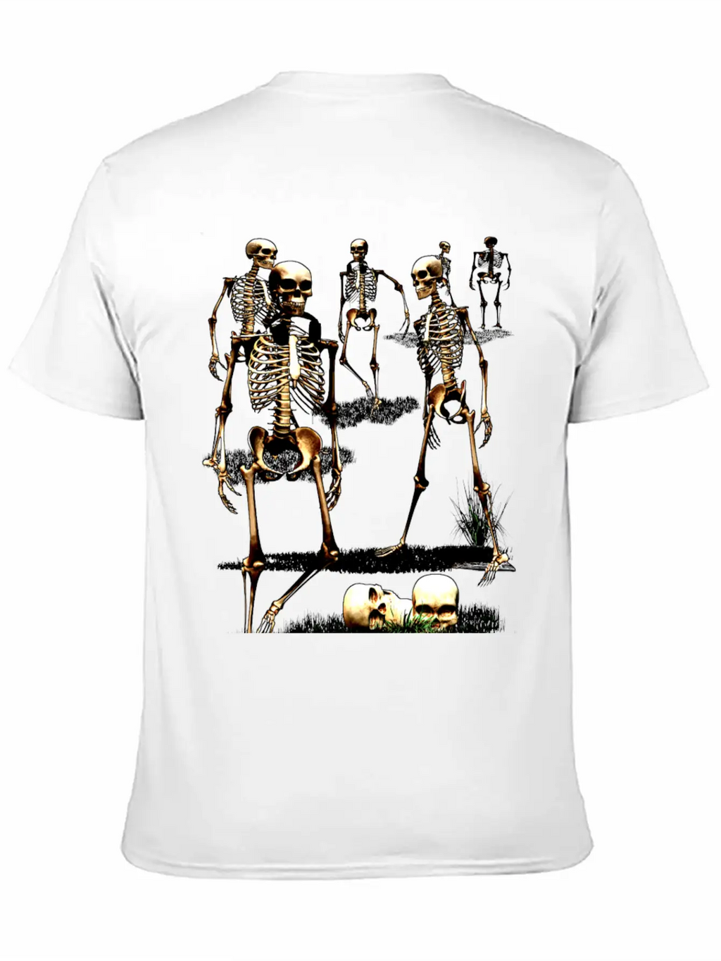 Creepy Halloween Party Unisex Casual T-Shirt – Clean Design For Daily Comfort