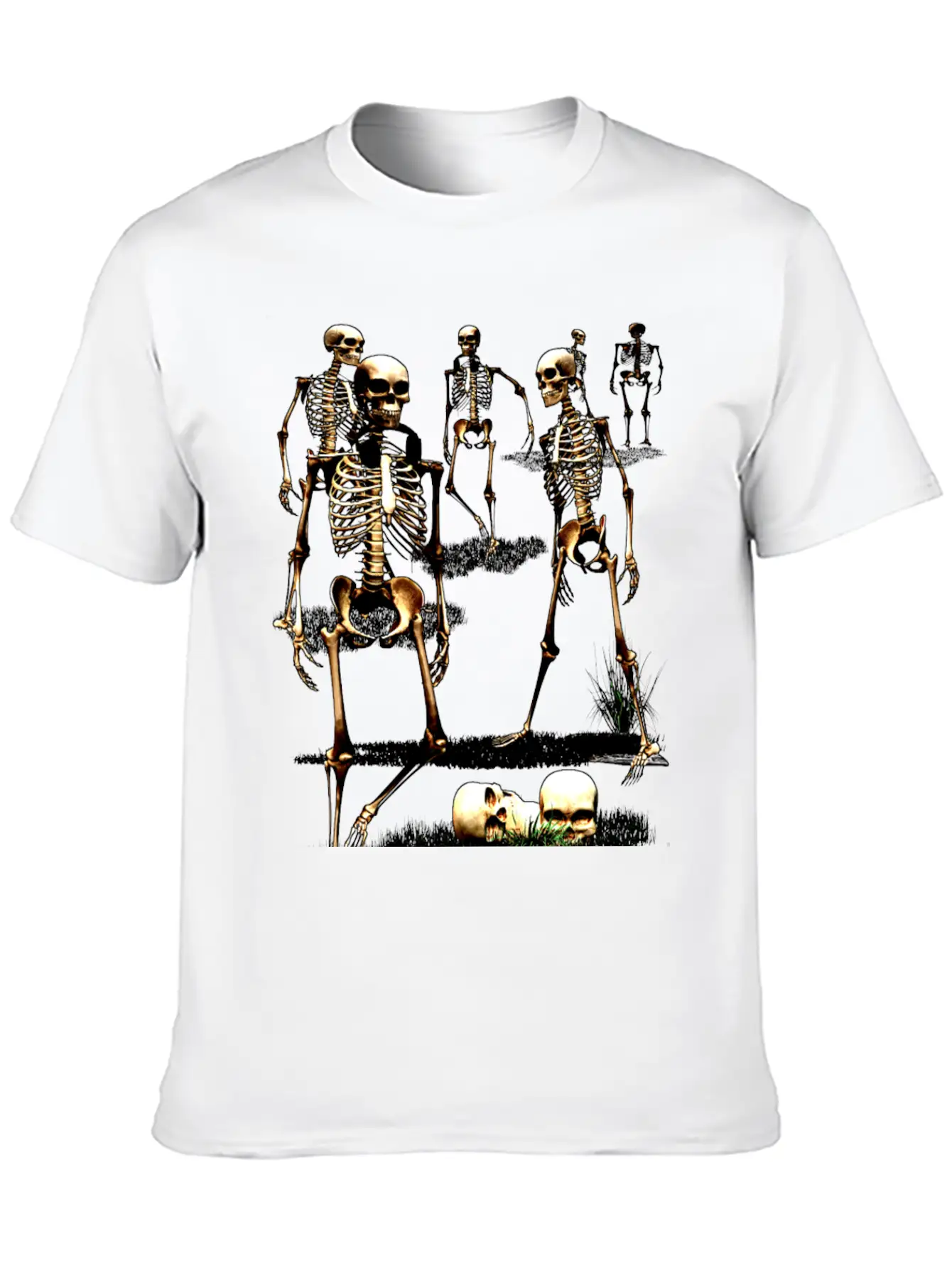 Creepy Halloween Party Unisex Casual T-Shirt – Clean Design For Daily Comfort
