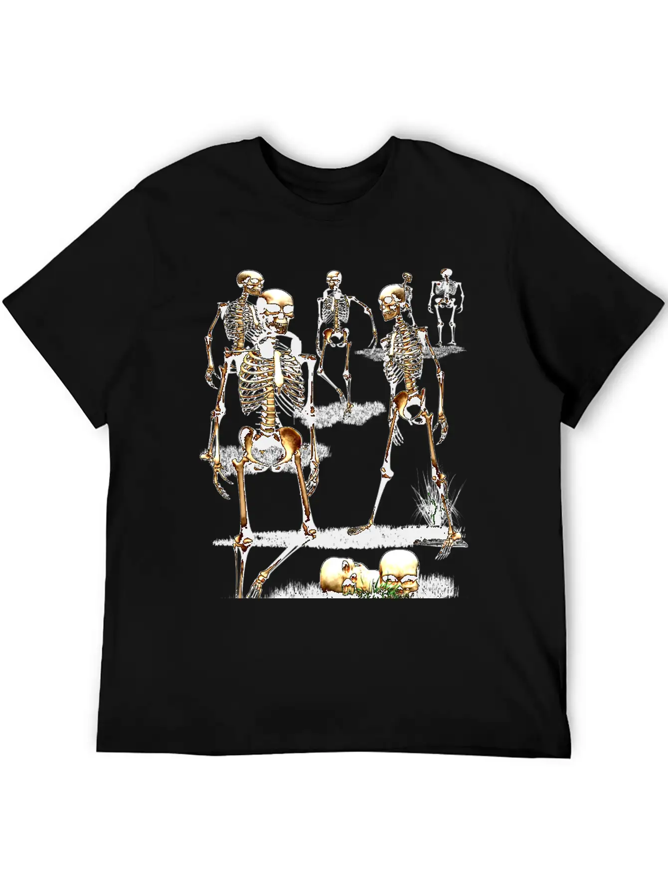 Creepy Halloween Party Unisex Casual T-Shirt – Clean Design For Daily Comfort