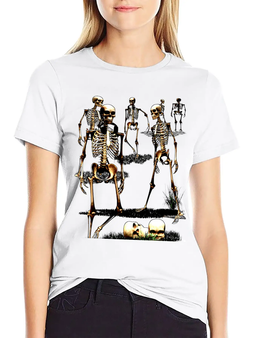 Creepy Halloween Party Unisex Casual T-Shirt – Clean Design For Daily Comfort