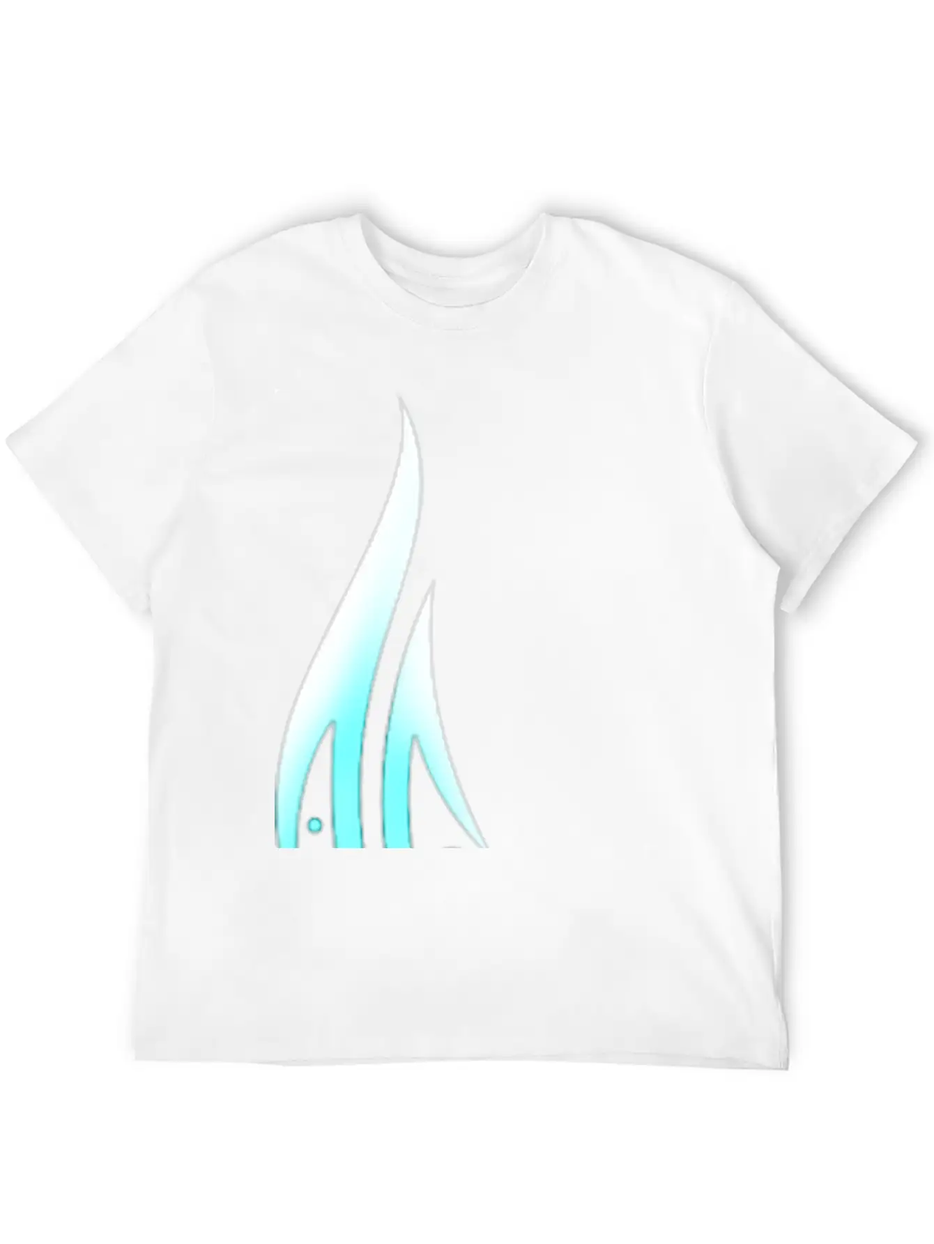 Crescent Moon With Stars Unisex Short Sleeve Soft Cotton T-Shirt – Casual Everyday Wear