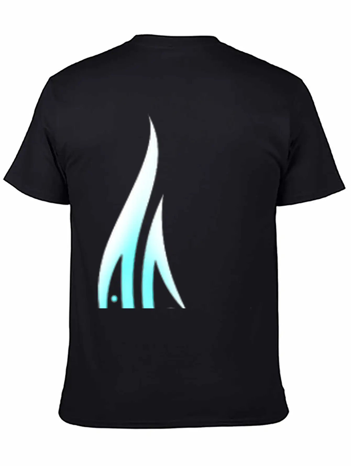 Crescent Moon With Stars Unisex Short Sleeve Soft Cotton T-Shirt – Casual Everyday Wear