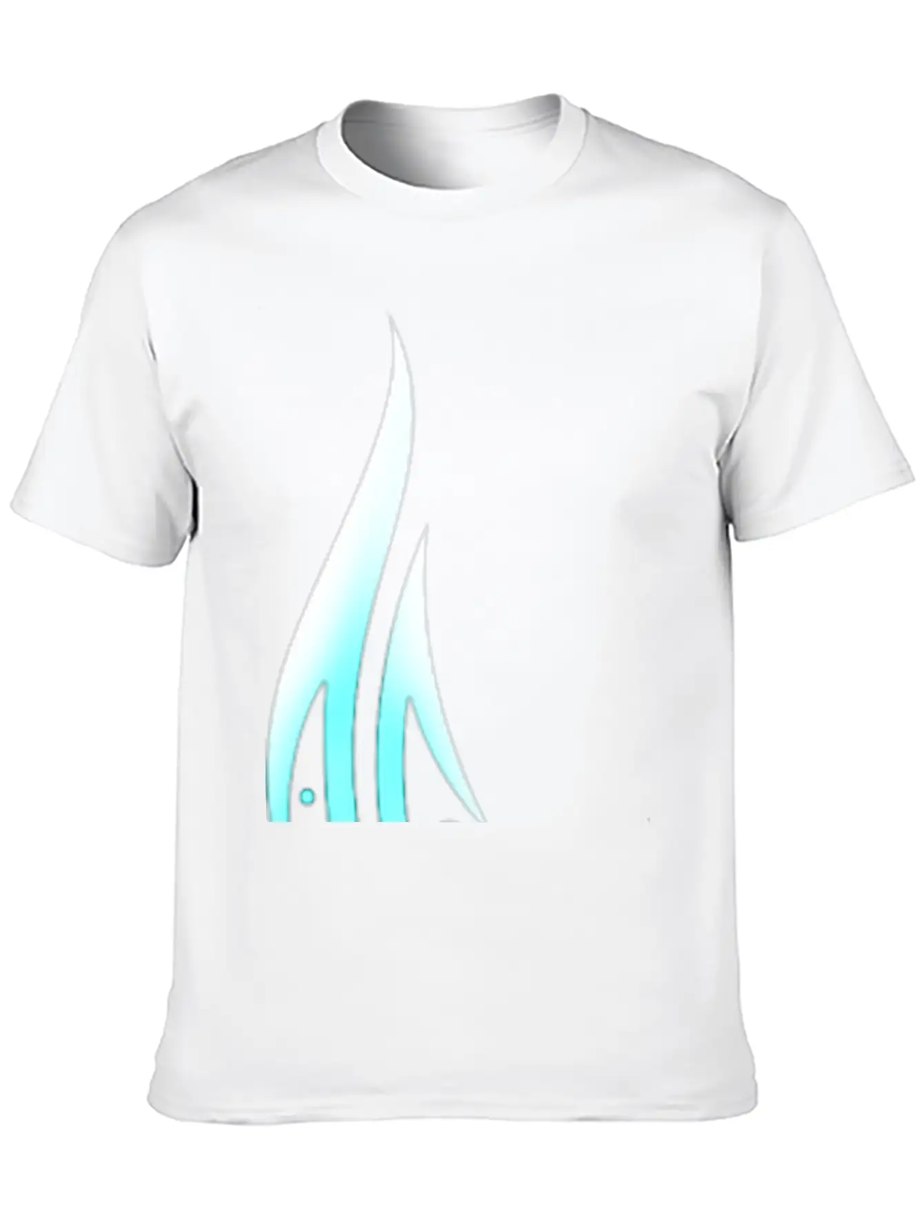 Crescent Moon With Stars Unisex Short Sleeve Soft Cotton T-Shirt – Casual Everyday Wear