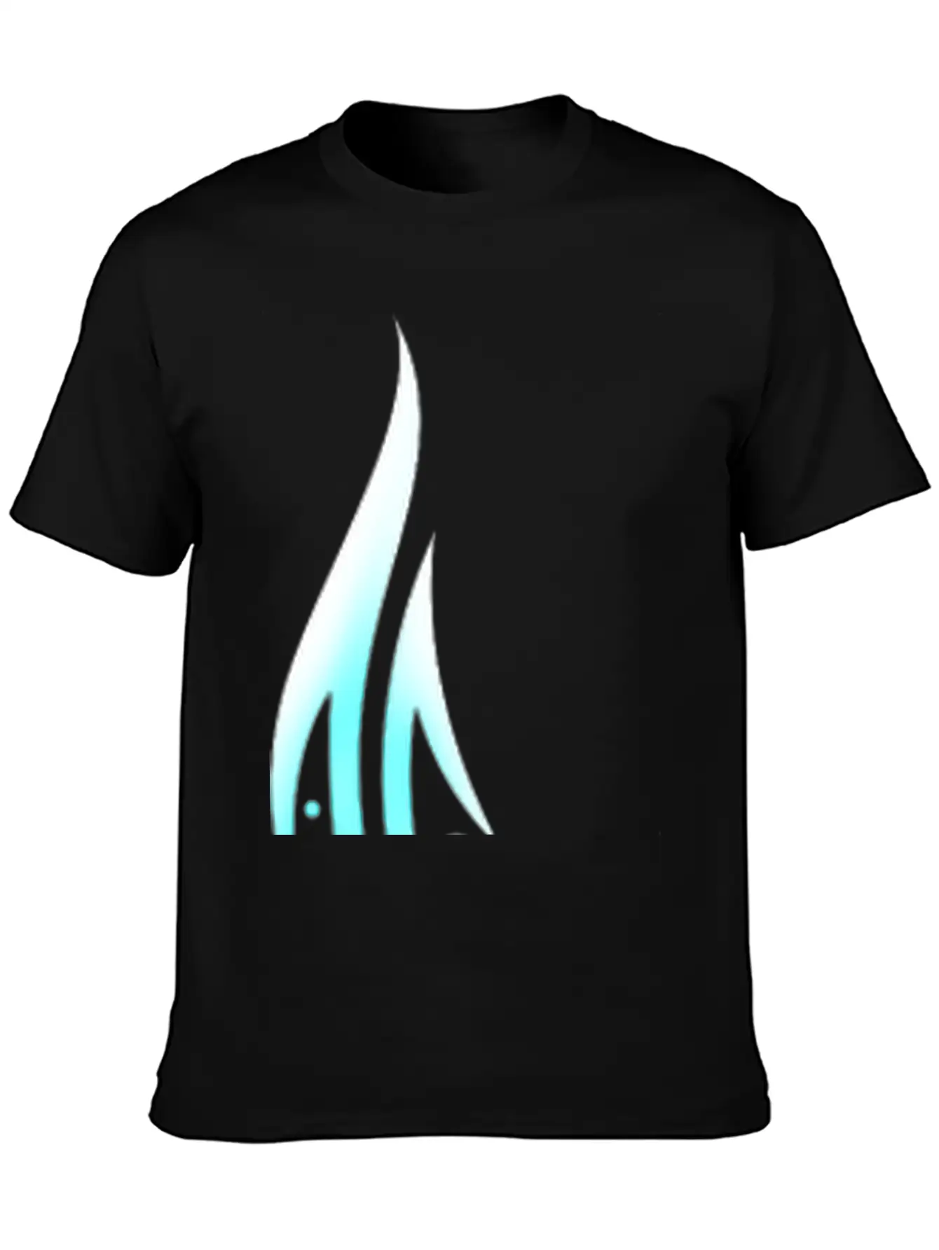 Crescent Moon With Stars Unisex Short Sleeve Soft Cotton T-Shirt – Casual Everyday Wear