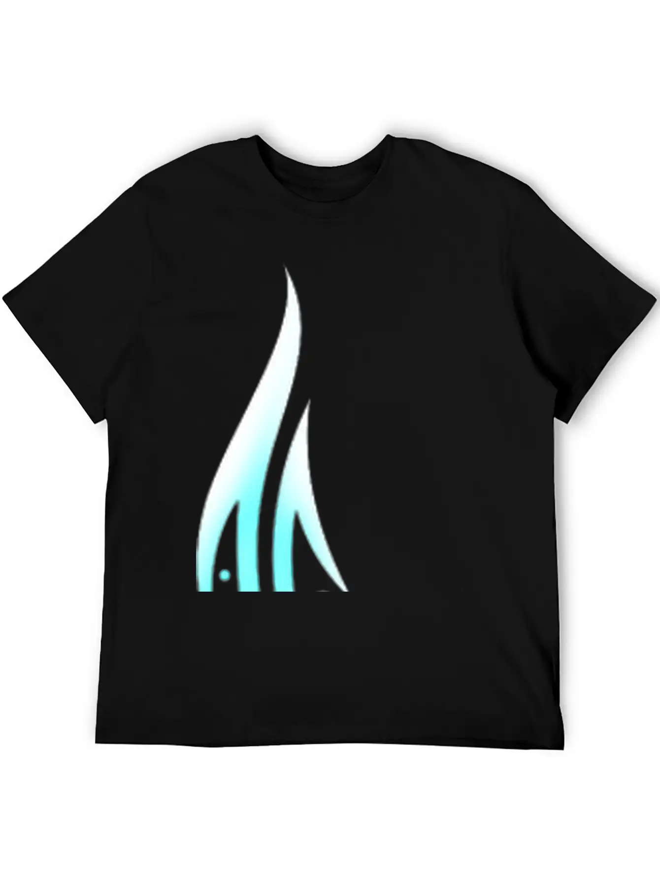 Crescent Moon With Stars Unisex Short Sleeve Soft Cotton T-Shirt – Casual Everyday Wear