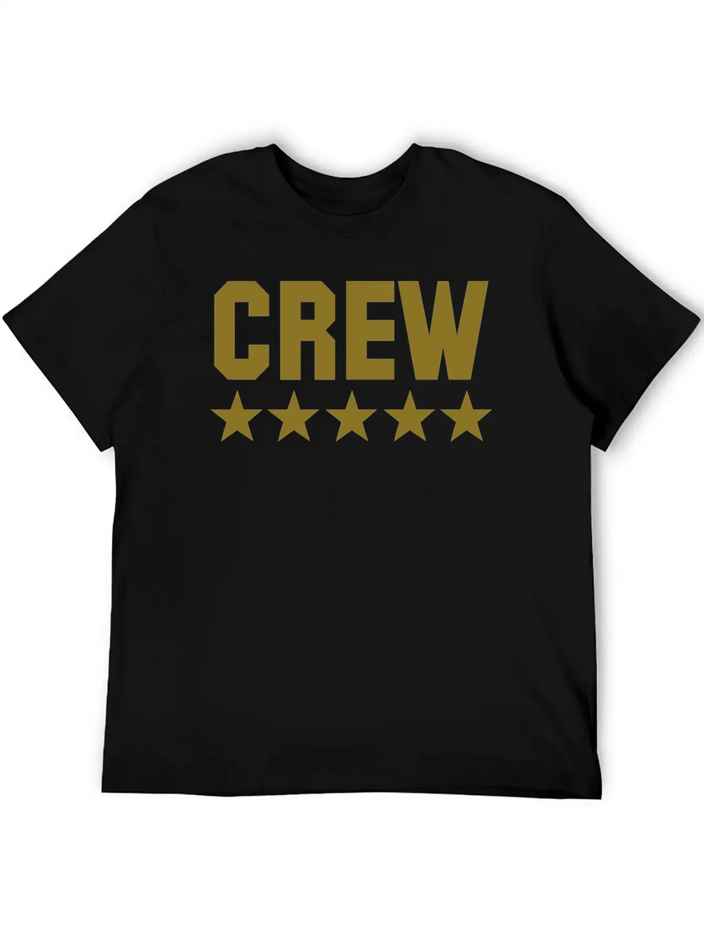 Crew 5 Star Unisex Casual T-Shirt – Clean Design For Daily Comfort