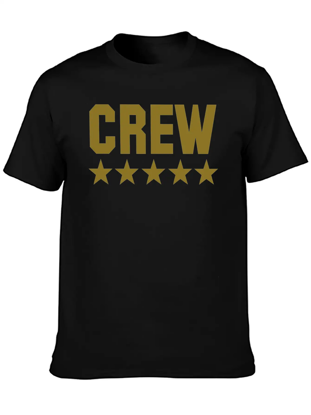 Crew 5 Star Unisex Casual T-Shirt – Clean Design For Daily Comfort