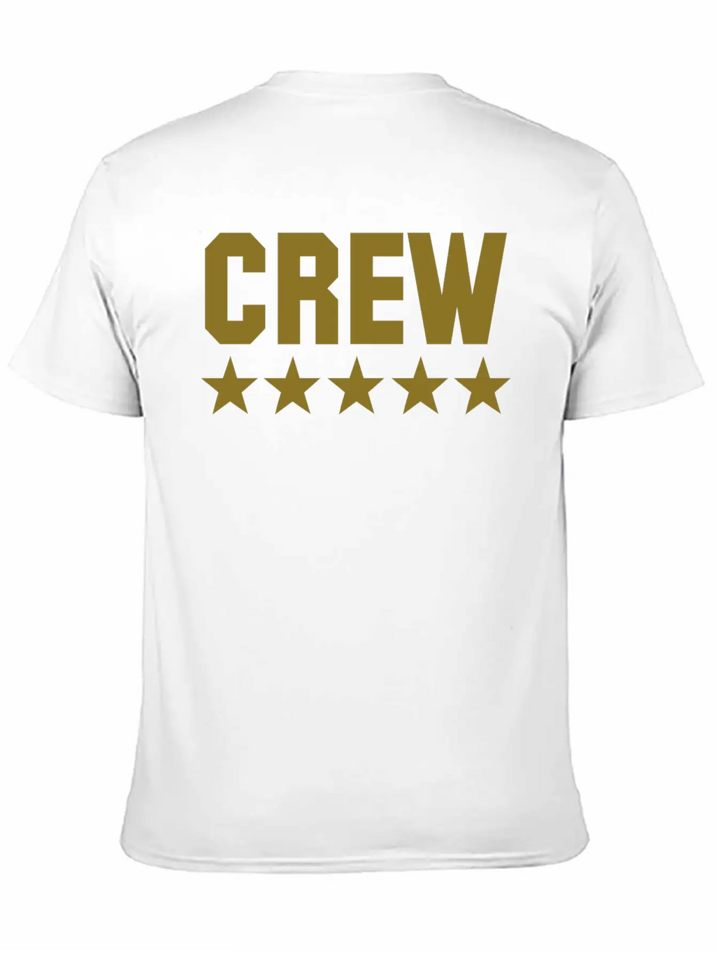Crew 5 Star Unisex Casual T-Shirt – Clean Design For Daily Comfort