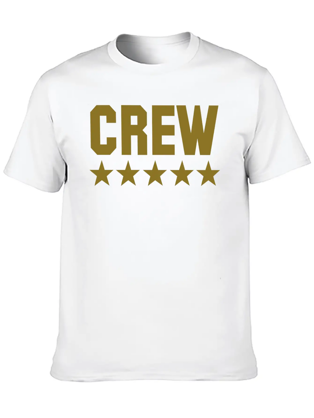 Crew 5 Star Unisex Casual T-Shirt – Clean Design For Daily Comfort