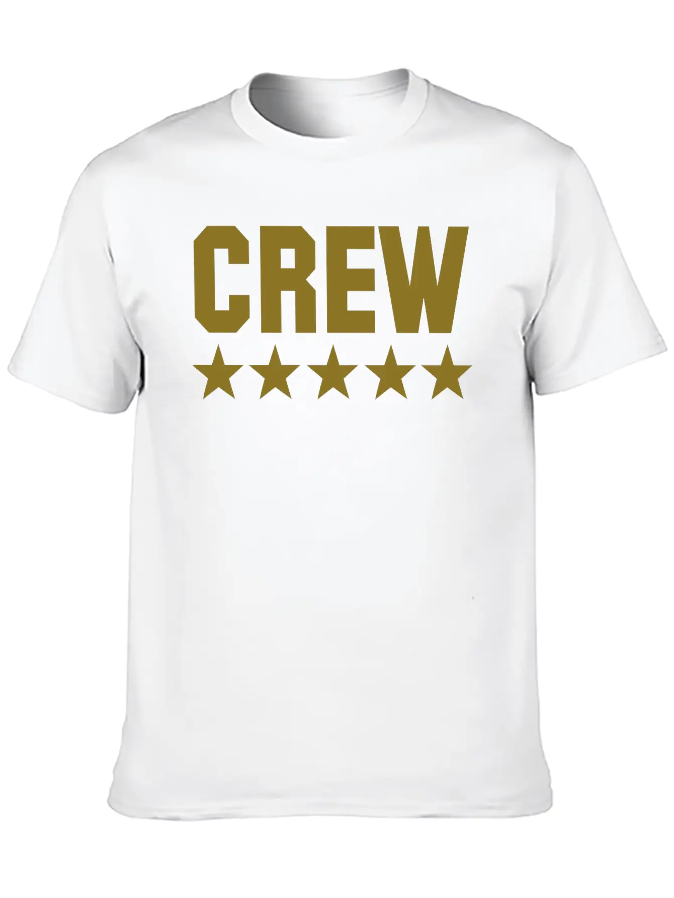 Crew 5 Star Unisex Casual T-Shirt – Clean Design For Daily Comfort