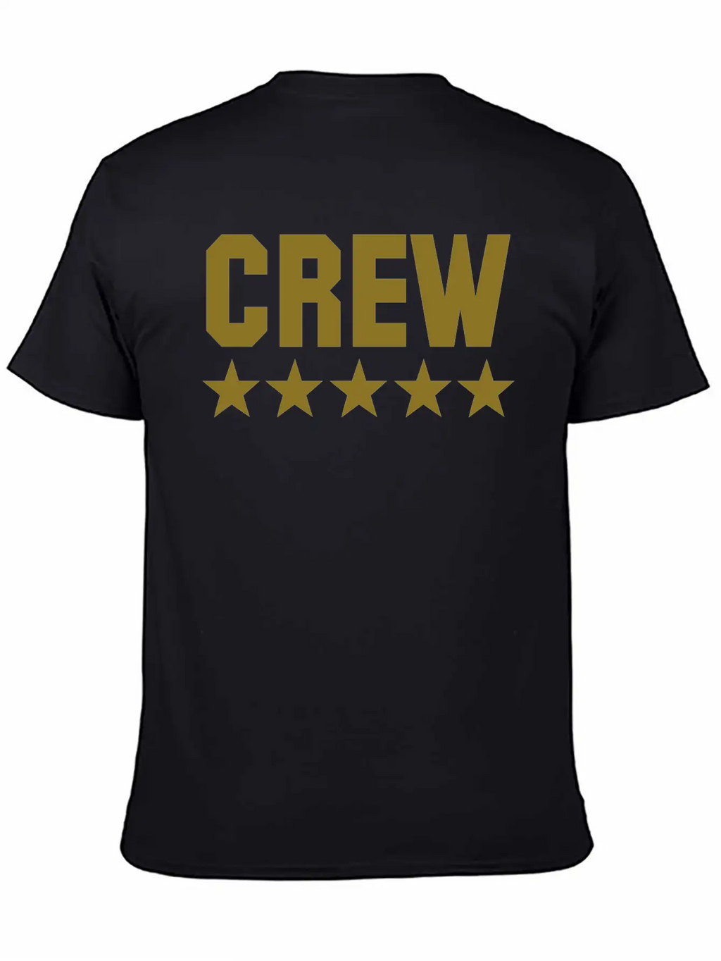 Crew 5 Star Unisex Casual T-Shirt – Clean Design For Daily Comfort