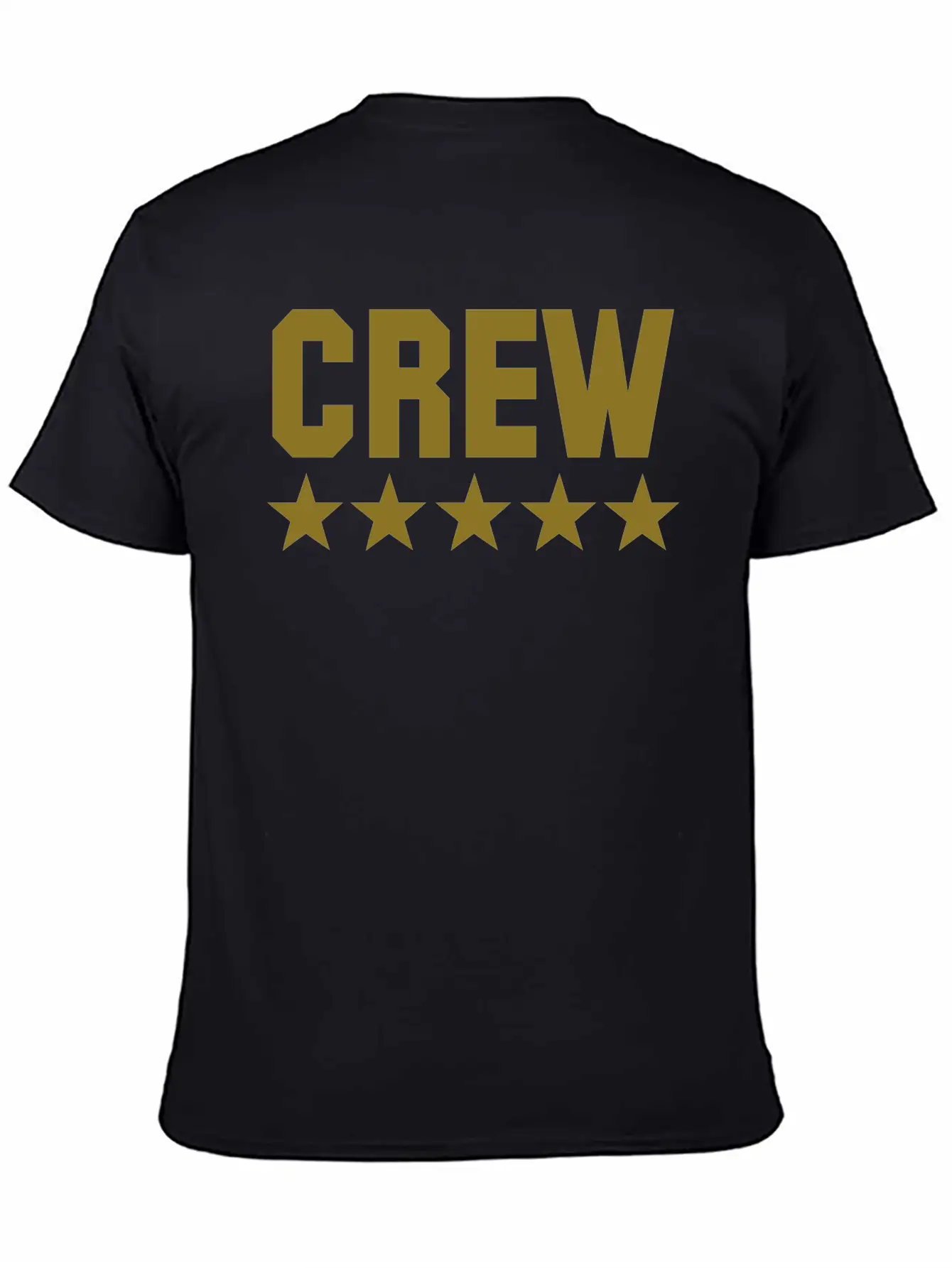 Crew 5 Star Unisex Casual T-Shirt – Clean Design For Daily Comfort
