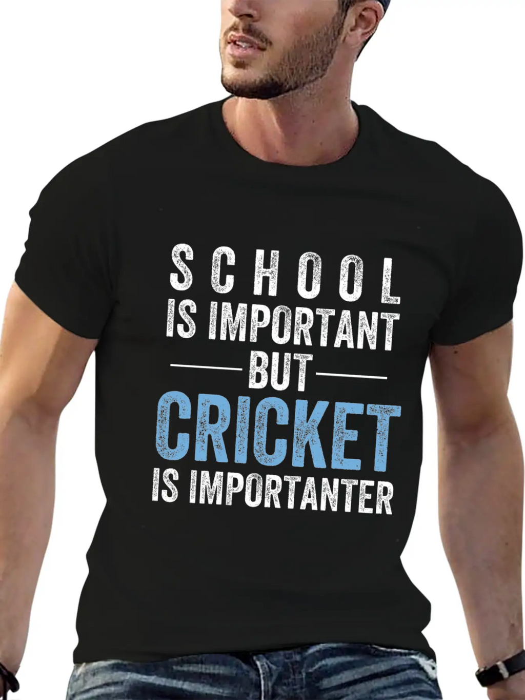 Cricket Essential Cotton Tee For Daily Outfits – Unisex Style