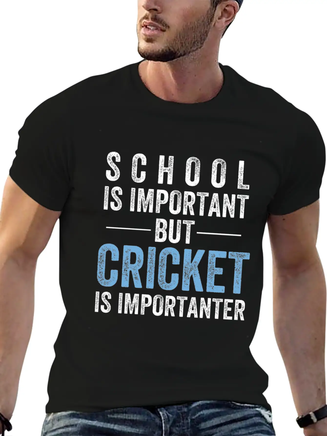 Cricket Essential Cotton Tee For Daily Outfits – Unisex Style