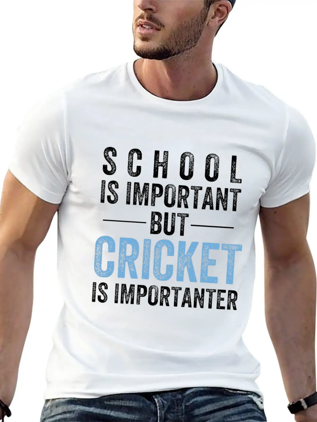 Cricket Essential Cotton Tee For Daily Outfits – Unisex Style