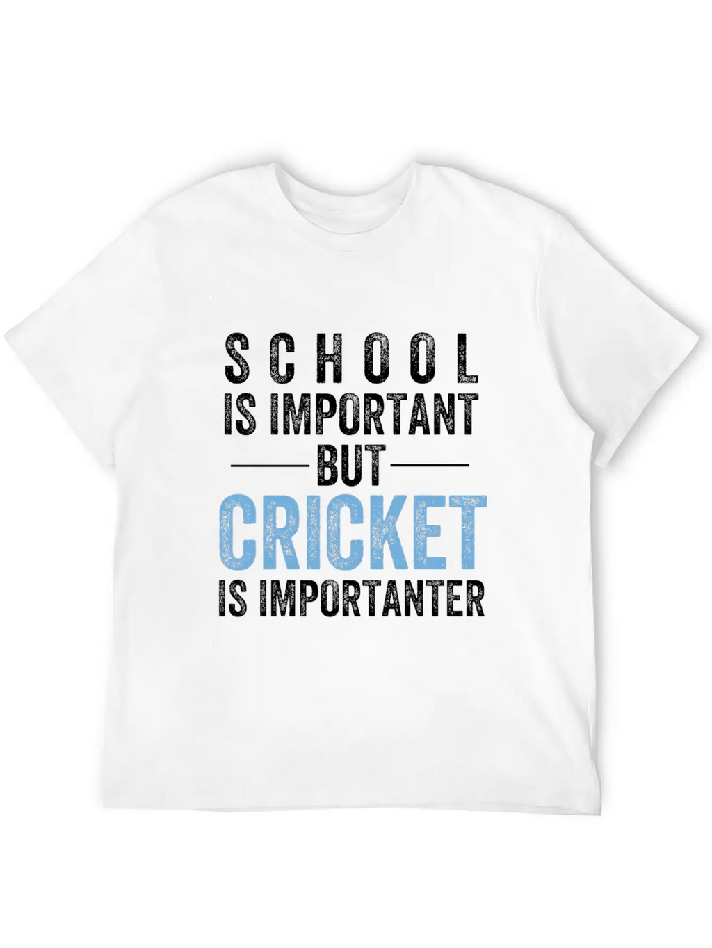 Cricket Essential Cotton Tee For Daily Outfits – Unisex Style