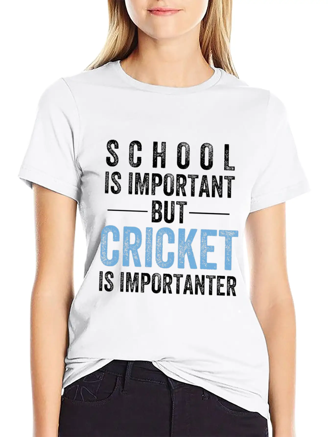 Cricket Essential Cotton Tee For Daily Outfits – Unisex Style