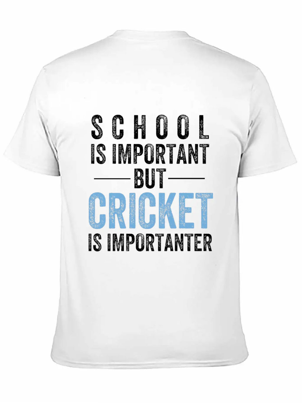 Cricket Essential Cotton Tee For Daily Outfits – Unisex Style