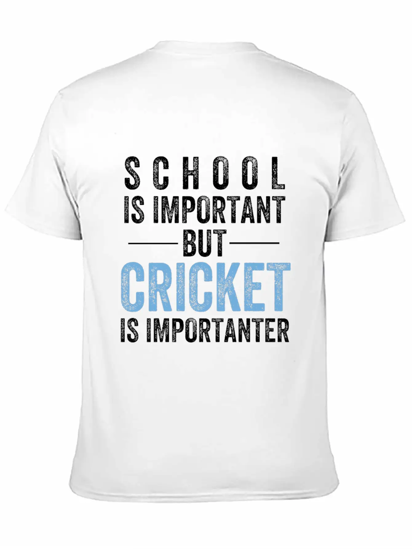 Cricket Essential Cotton Tee For Daily Outfits – Unisex Style