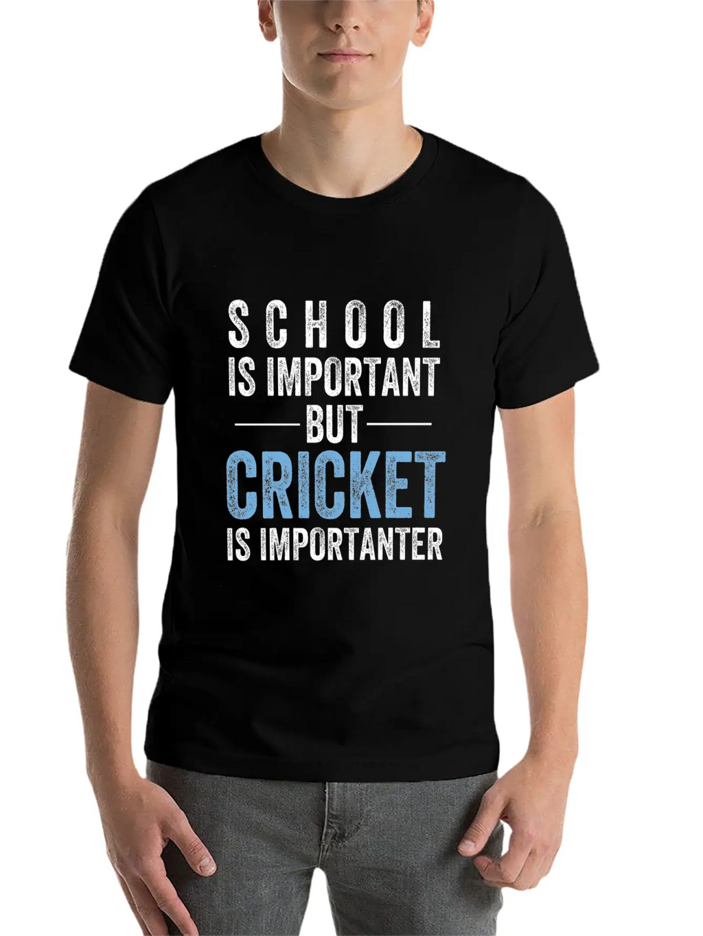 Cricket Essential Cotton Tee For Daily Outfits – Unisex Style