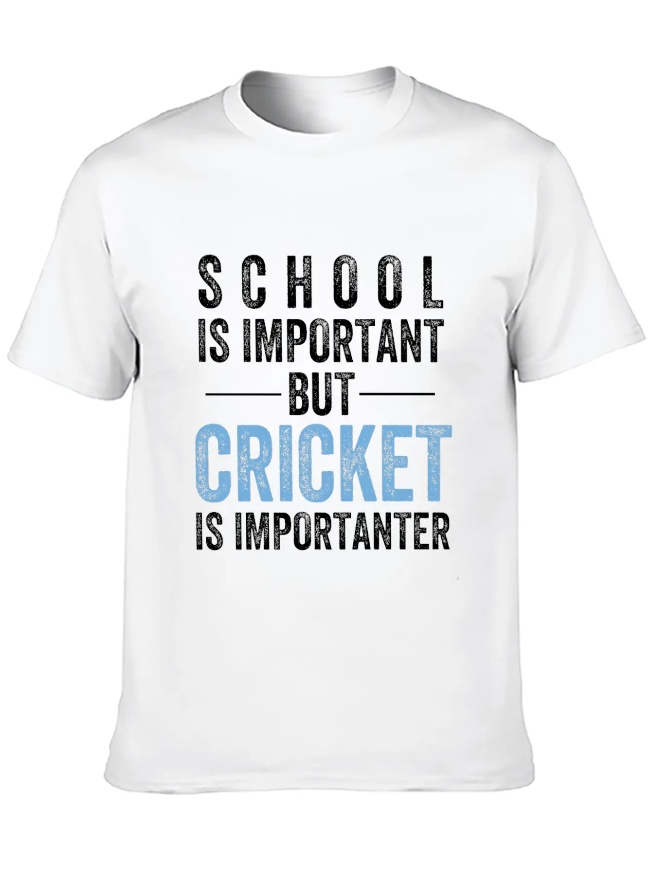 Cricket Essential Cotton Tee For Daily Outfits – Unisex Style