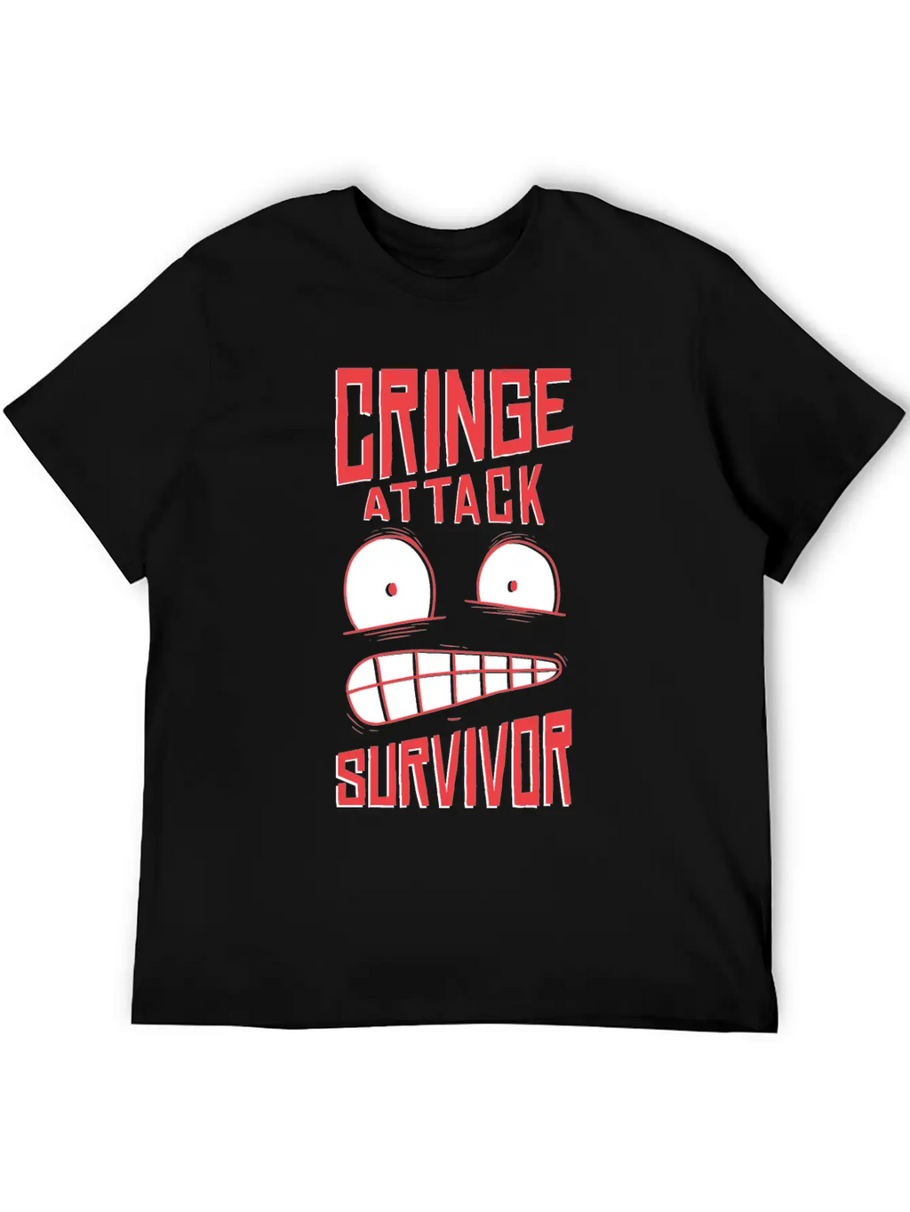 Cringe Attack ! Unisex Casual T-Shirt – Clean Design For Daily Comfort
