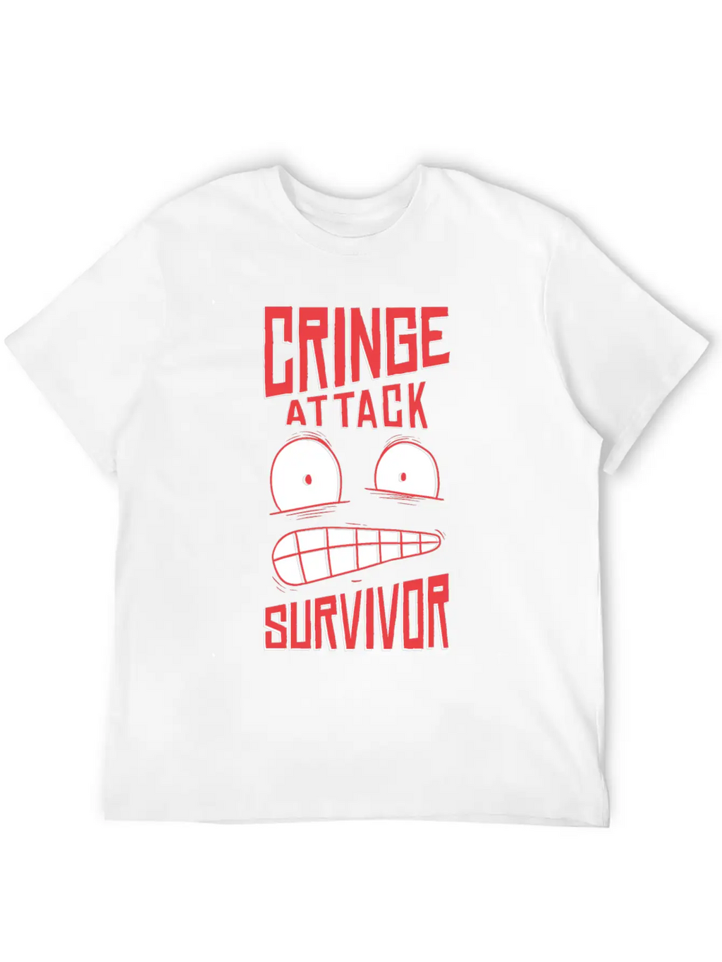 Cringe Attack ! Unisex Casual T-Shirt – Clean Design For Daily Comfort